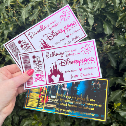 Foil Gift Ticket