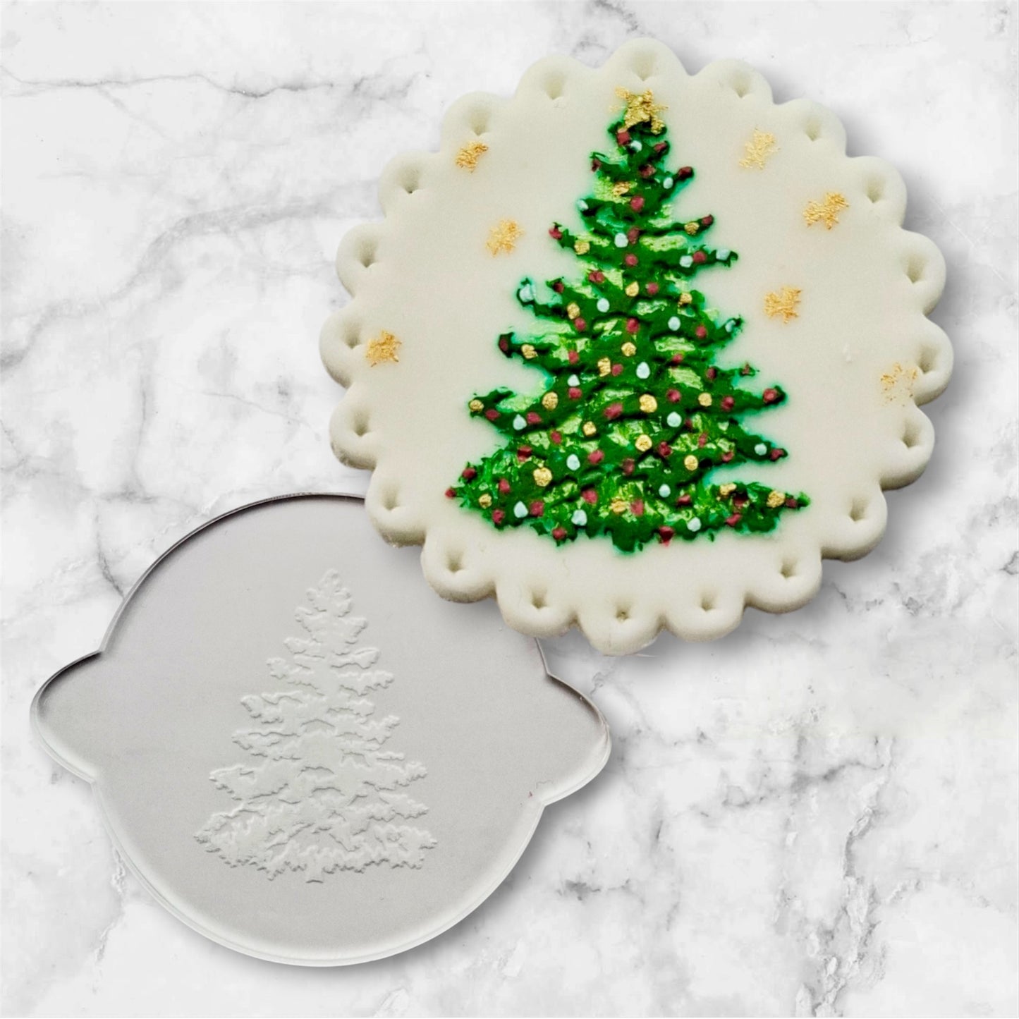 Christmas Tree Debosser Stamp