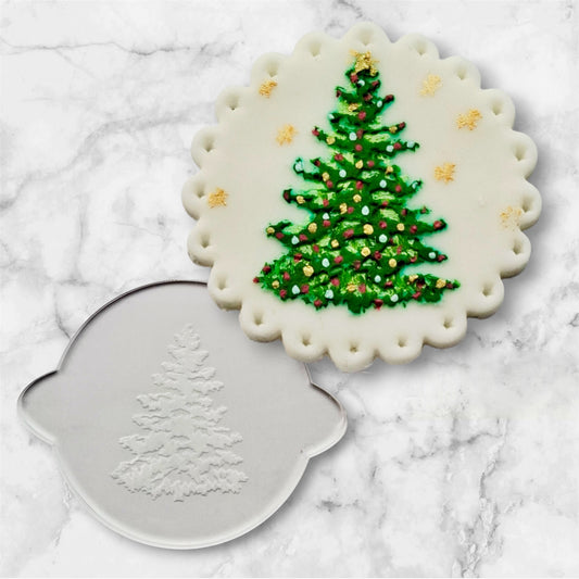 Christmas Tree Debosser Stamp