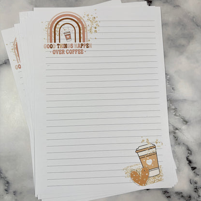 Cats & Coffee Writing Paper Sets