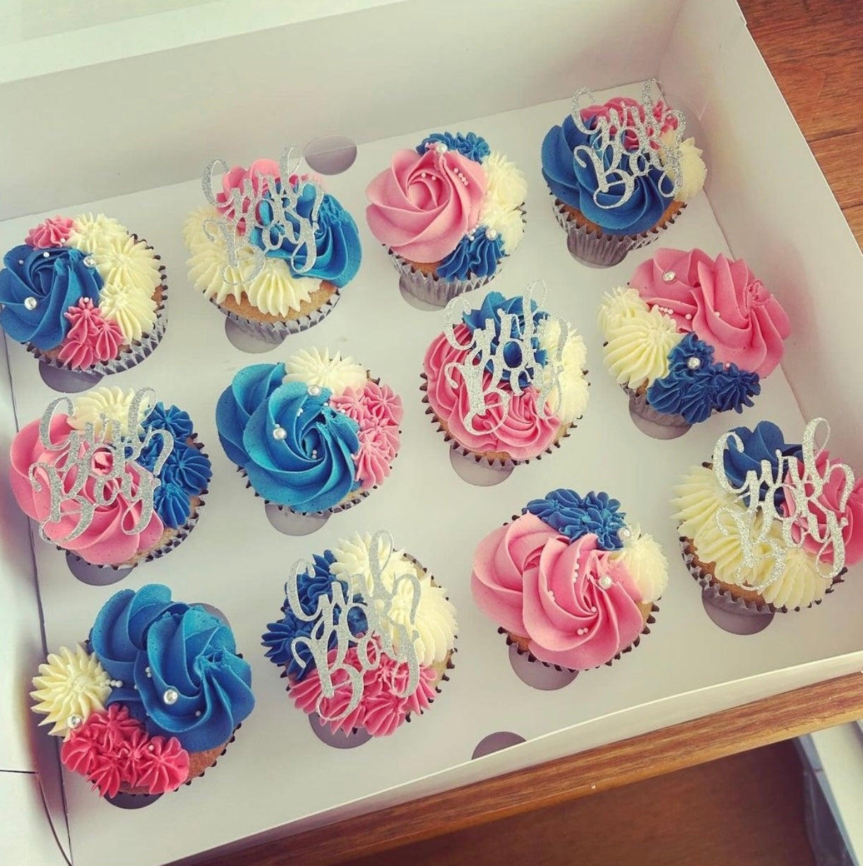 Boy or Girl? Card Cupcake Topper