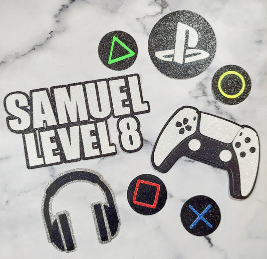 Gaming Cake Topper Set #2