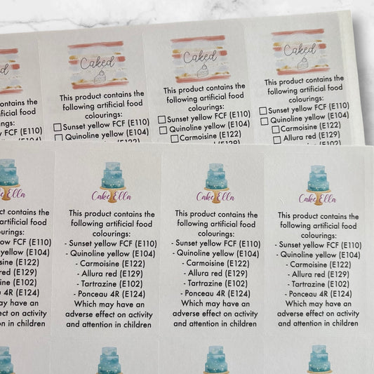 Artificial Colours Stickers