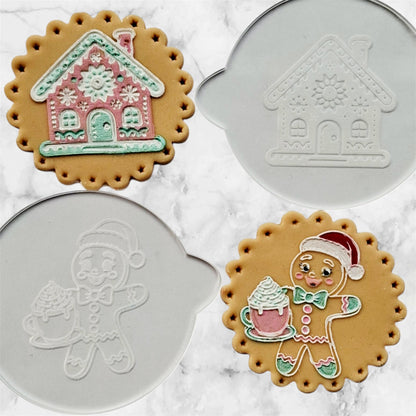 Gingerbread Debosser Stamps