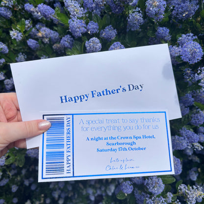 Foil Gift Ticket