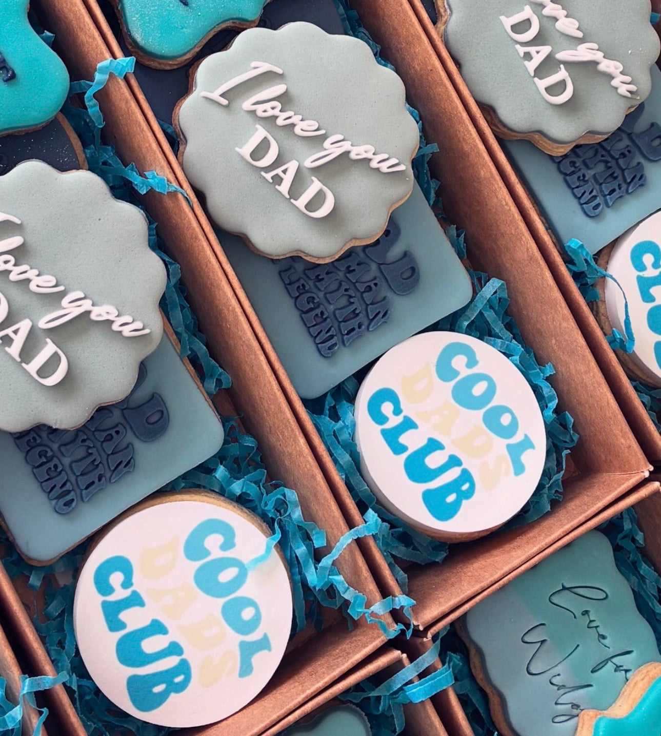 Cool Dads Club Icing Sheet Cupcake Toppers