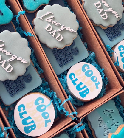 Cool Dads Club Icing Sheet Cupcake Toppers