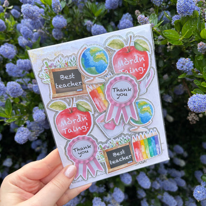 Teacher Appreciation Cupcake Topper Set