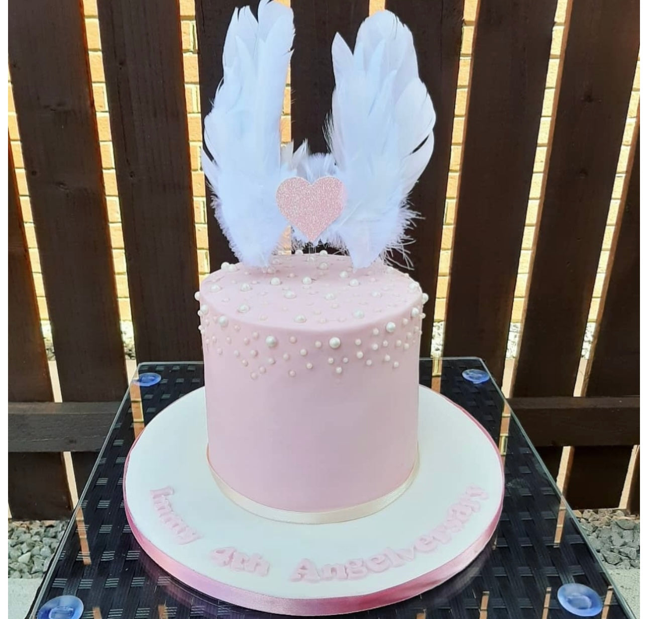 Angel Wings Cake Topper