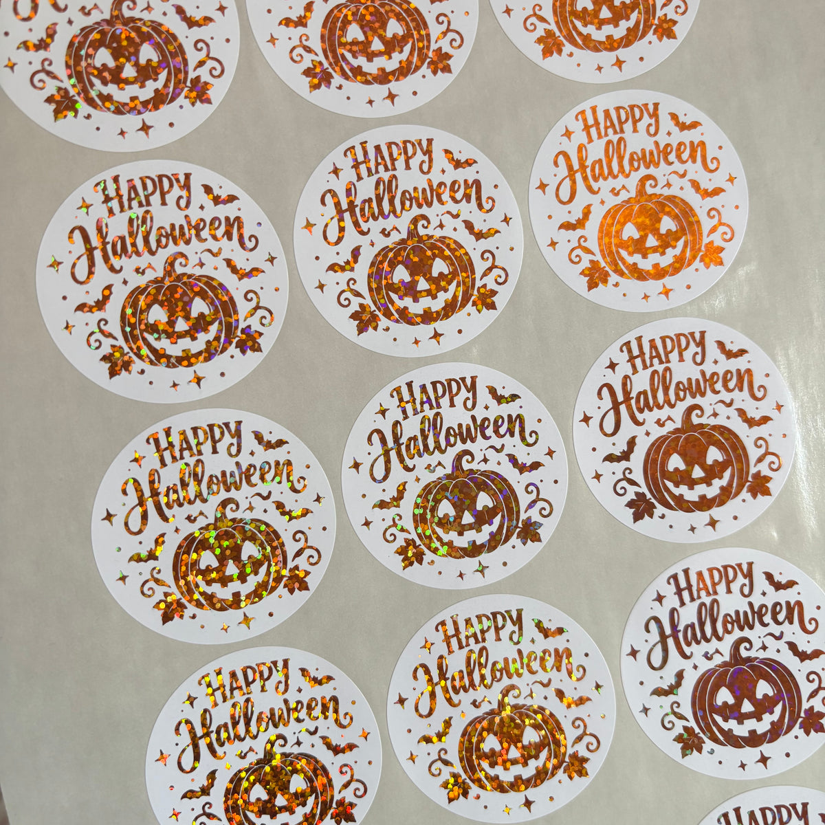 Halloween Foil Stickers