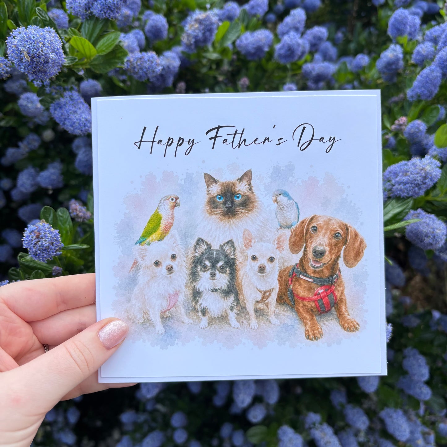 Watercolour Pet Card