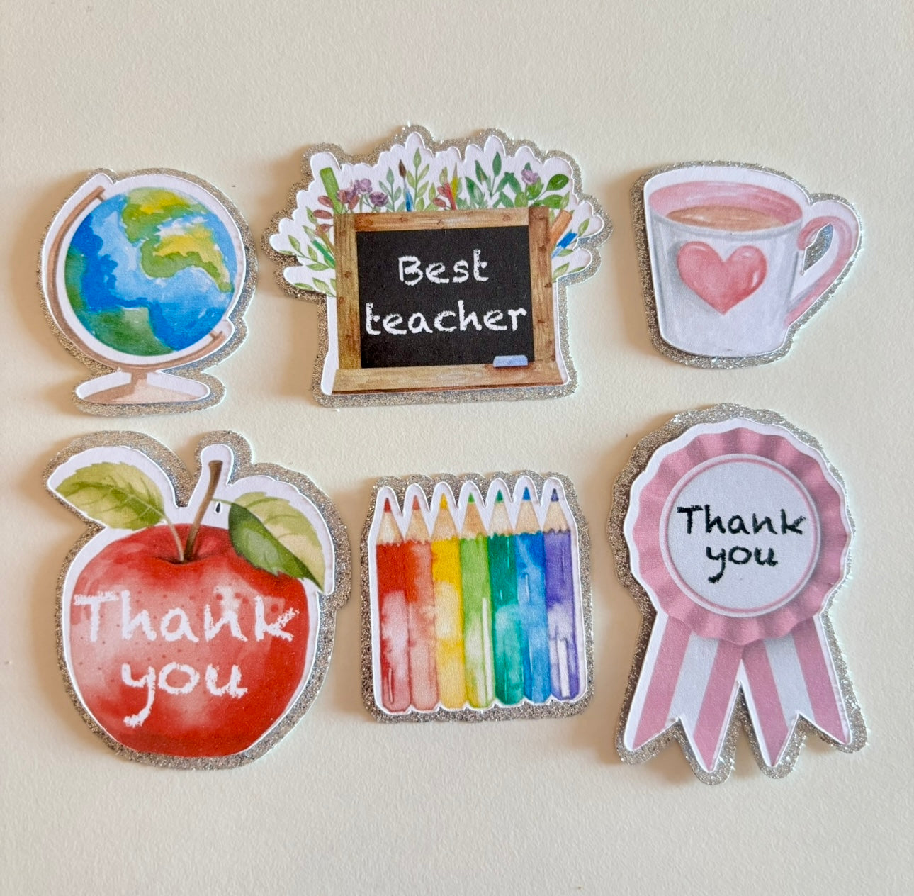 Teacher Appreciation Cupcake Topper Set