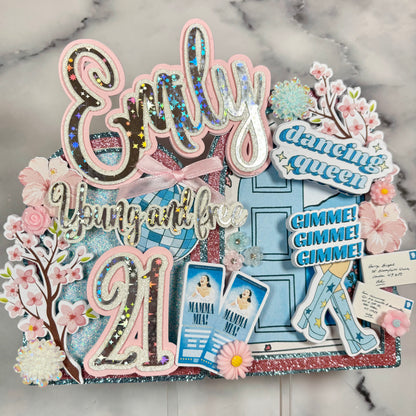 Mamma Mia Multi Layer Show Stopper Card Cake Topper