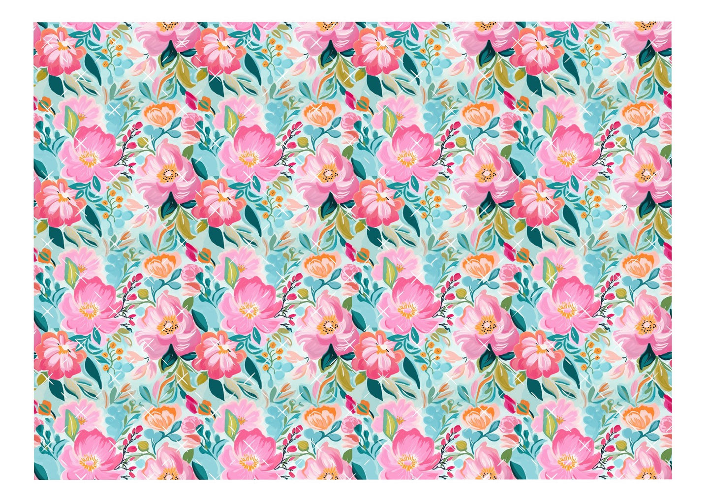 Floral #5 Icing Sheet Wrap