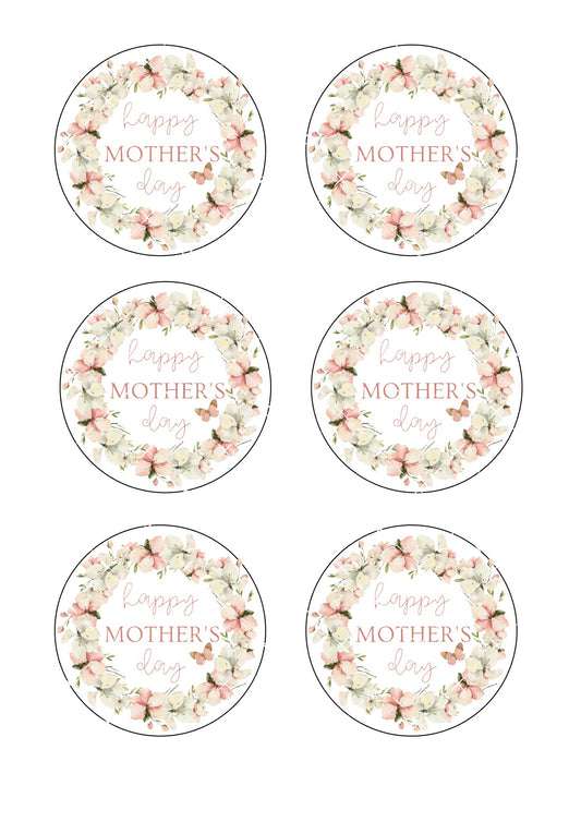 Mother's Day Icing Sheet Cookie Toppers #6