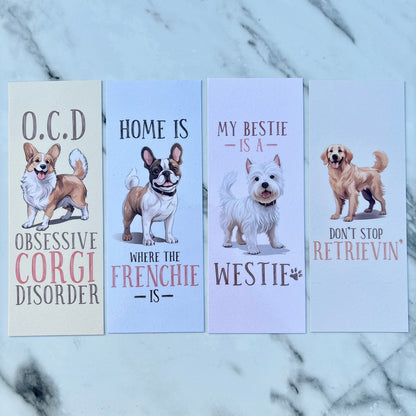 Bookmarks - Dogs, Fruits, Books