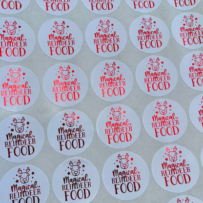 Santa’s Milk & Reindeer Food Stickers