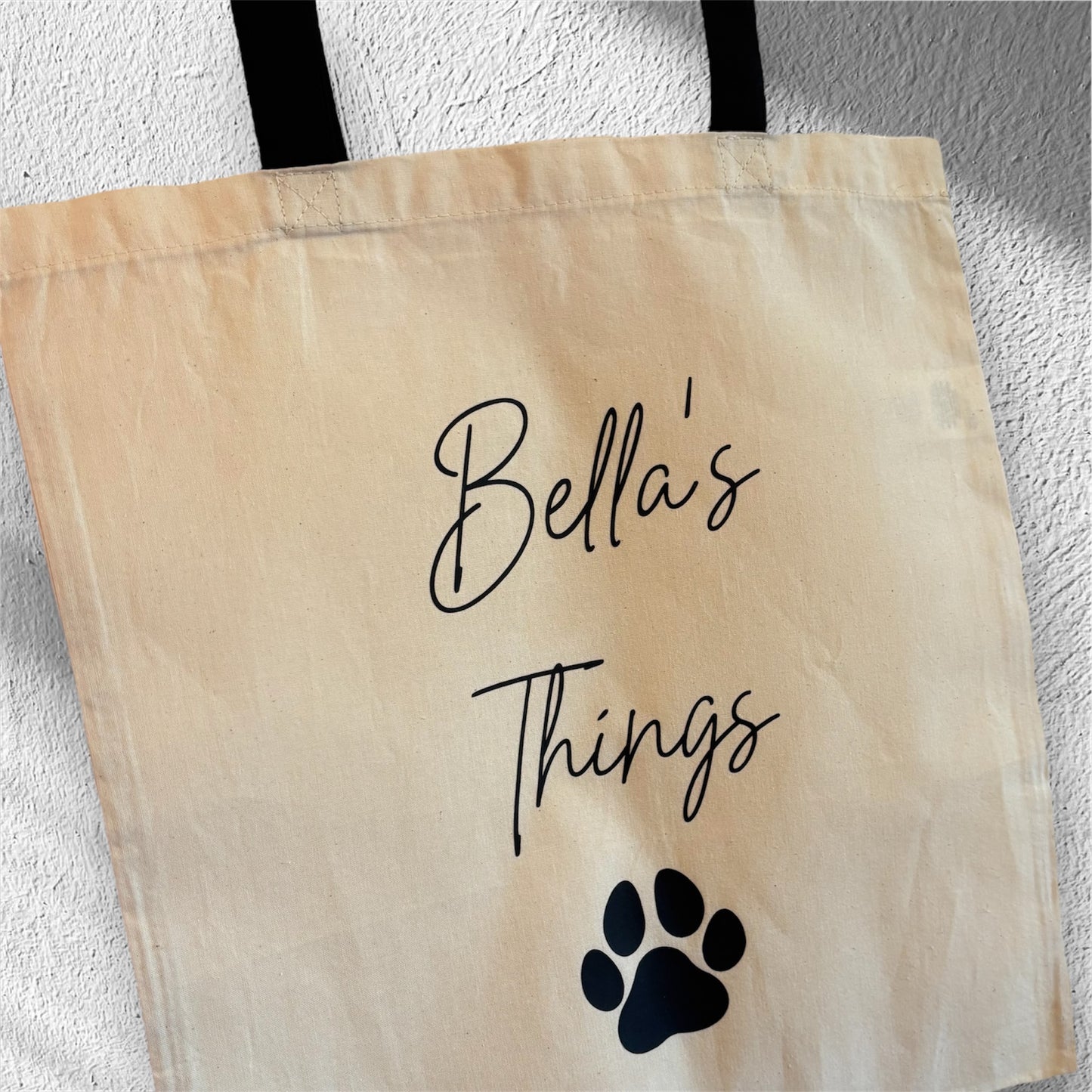 Personalised Dog Travel Tote Bag