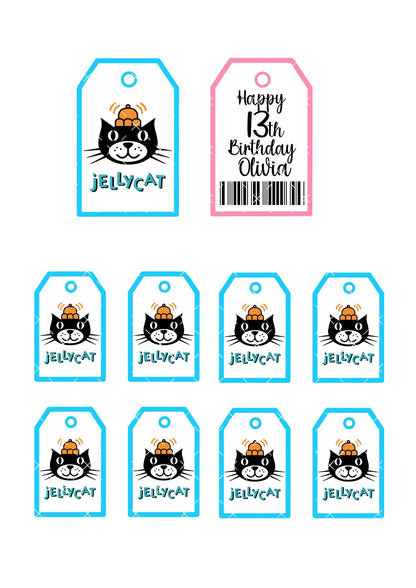 Jellycat Tags Icing Sheet