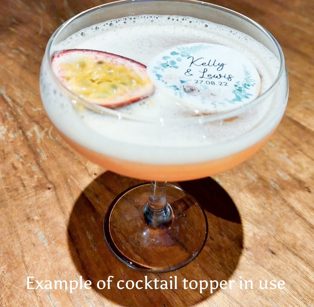 Custom Text Cocktail Toppers #4