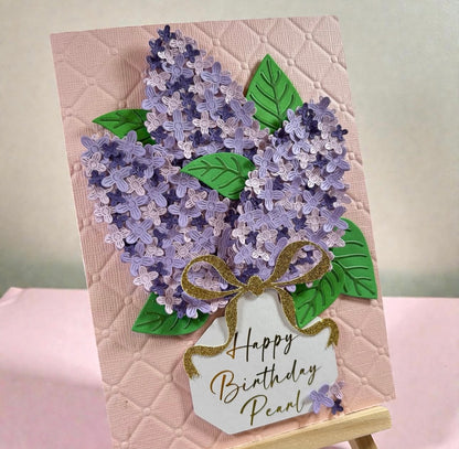 Lilac Bloom Card