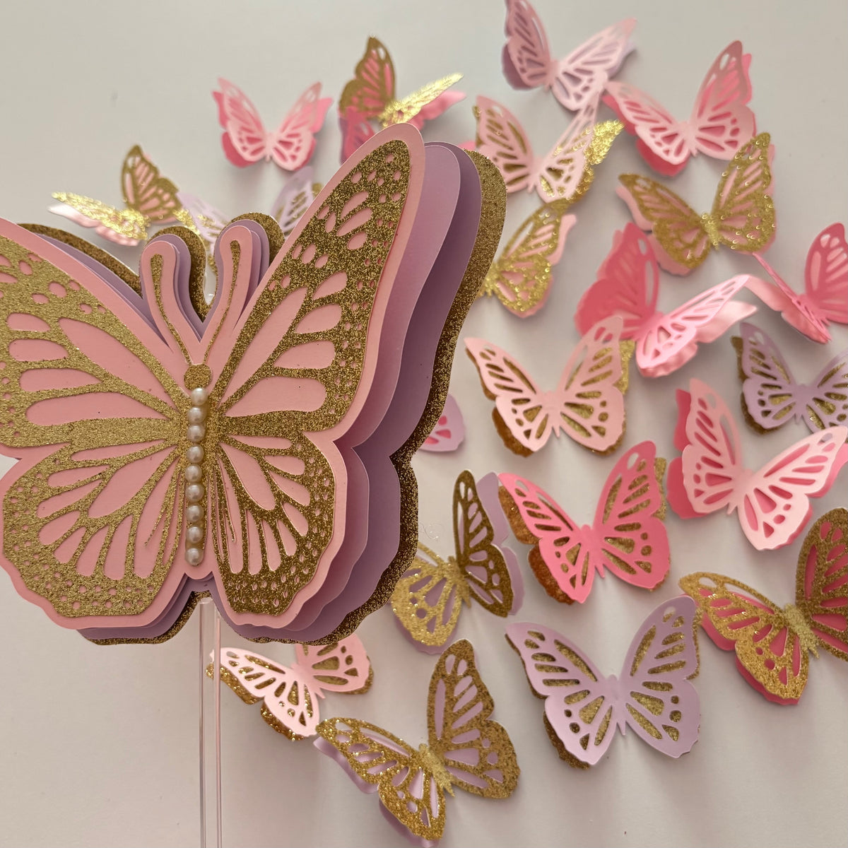 Beautiful Butterfly Topper Set