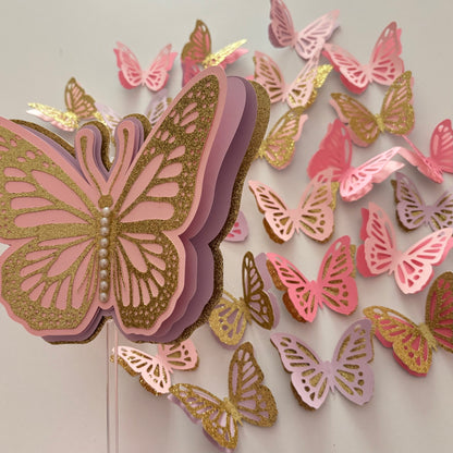Beautiful Butterfly Topper Set