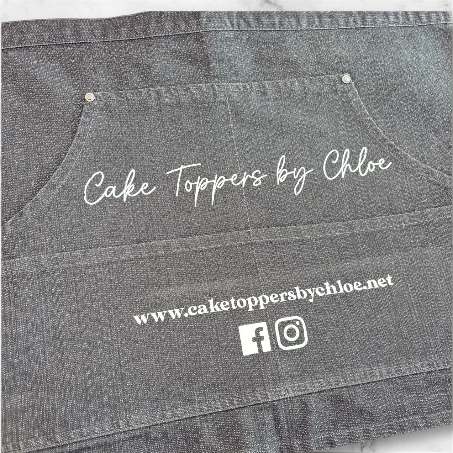 Personalised Denim Waist Apron