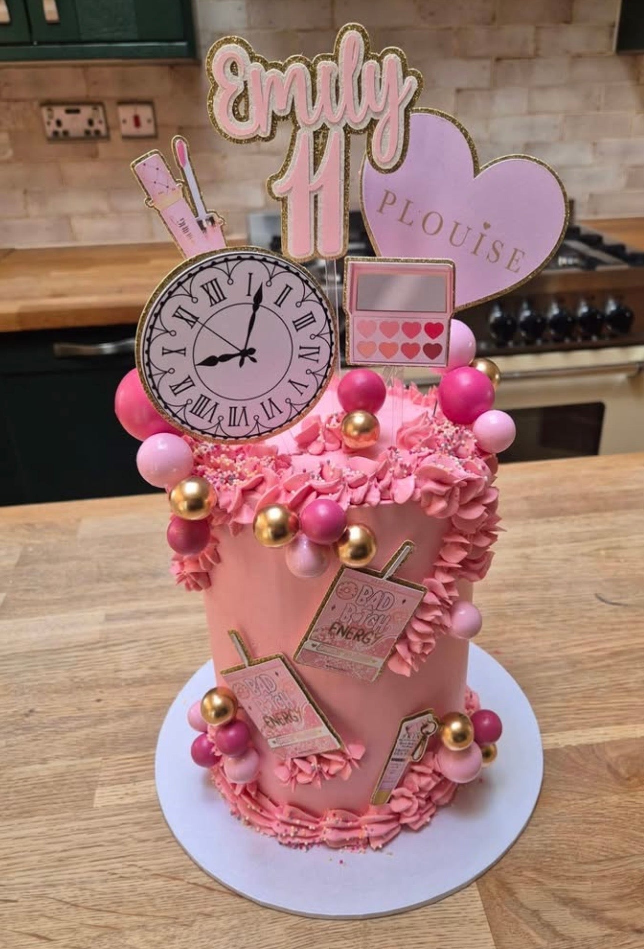 P Louise Card Cake Topper Set #5
