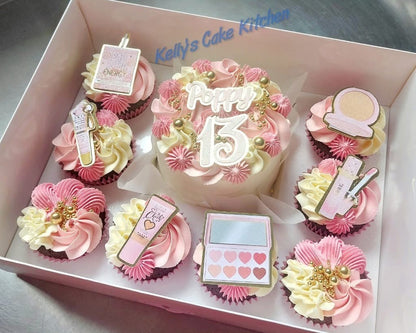 P Louise Card Cupcake Topper Set