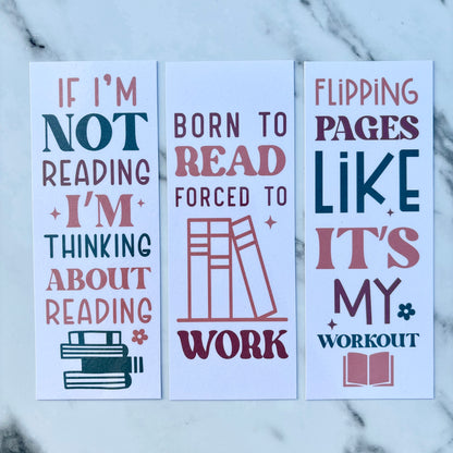 Bookmarks - Dogs, Fruits, Books