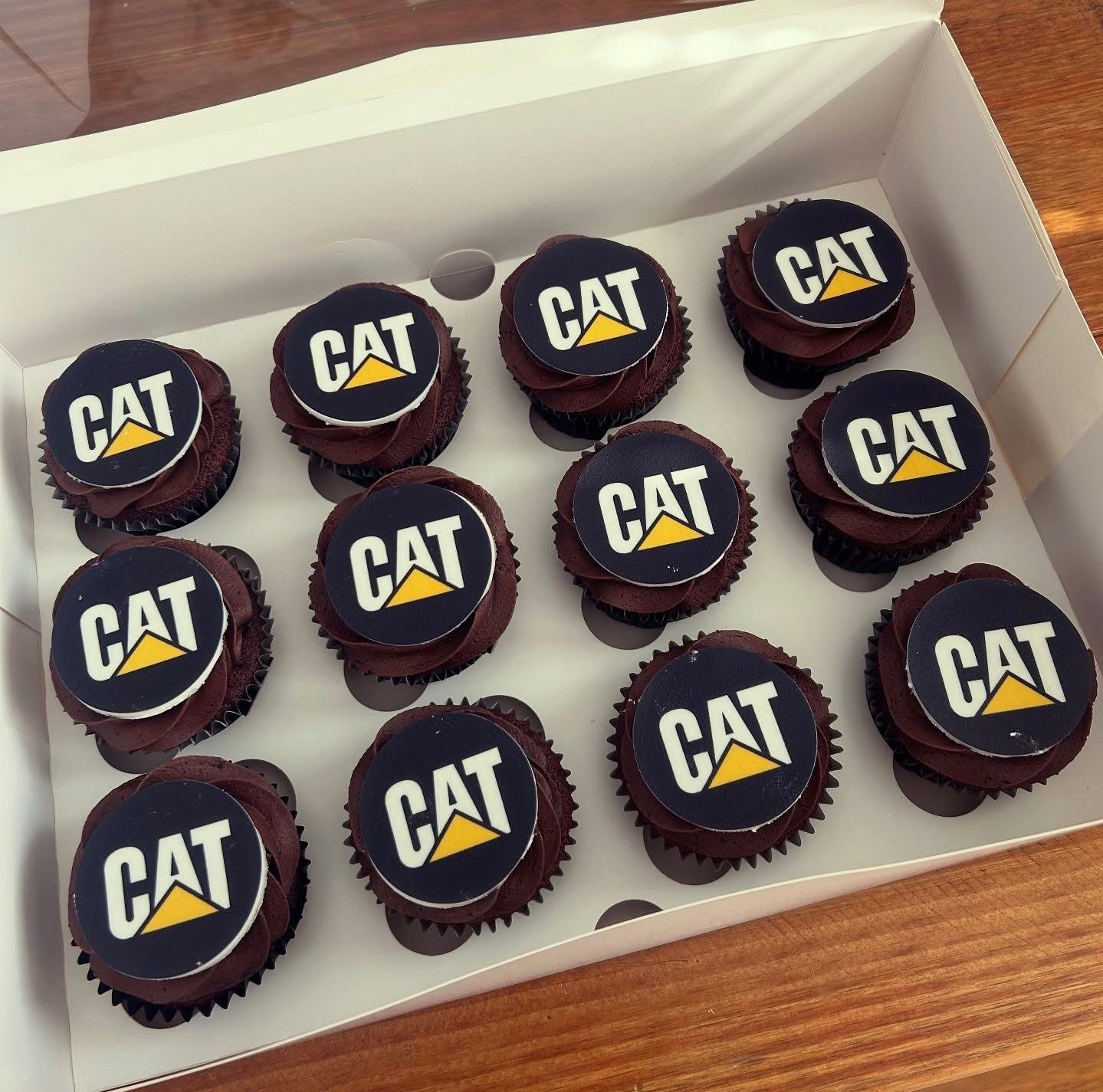 Logo Cupcake Toppers Icing Sheets / Wafer Card