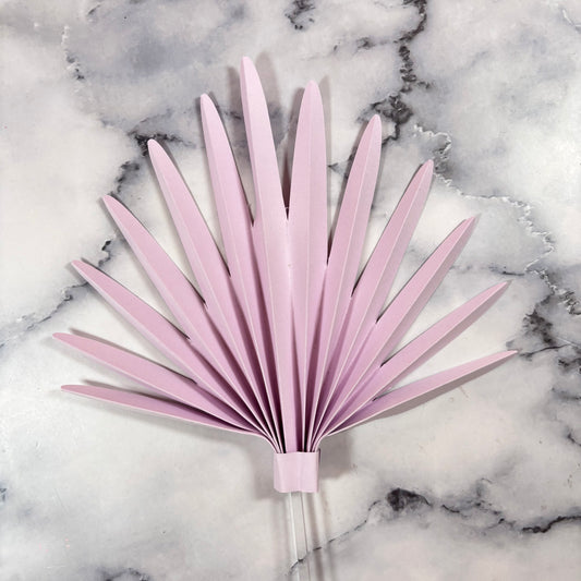 Matte Lilac Sun Palm Spear Cake Topper