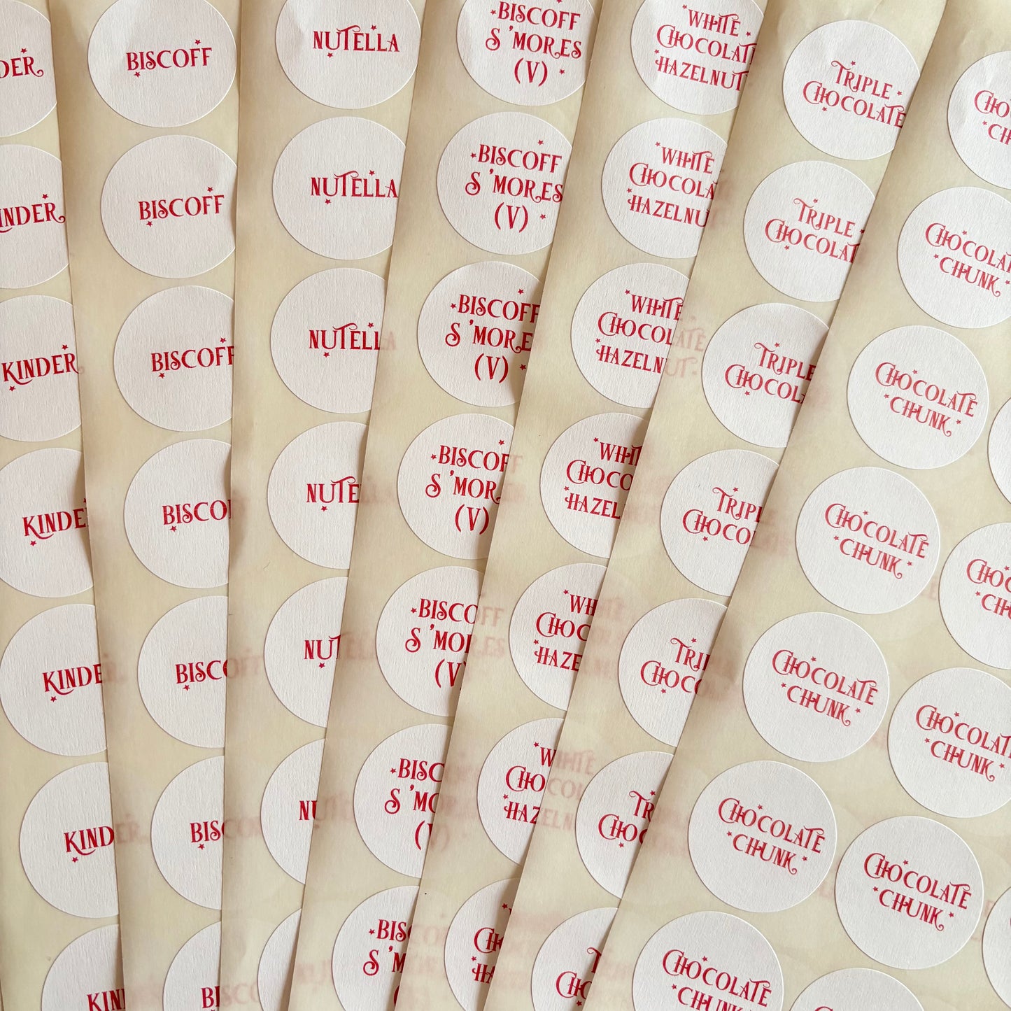 Christmas Flavour Stickers