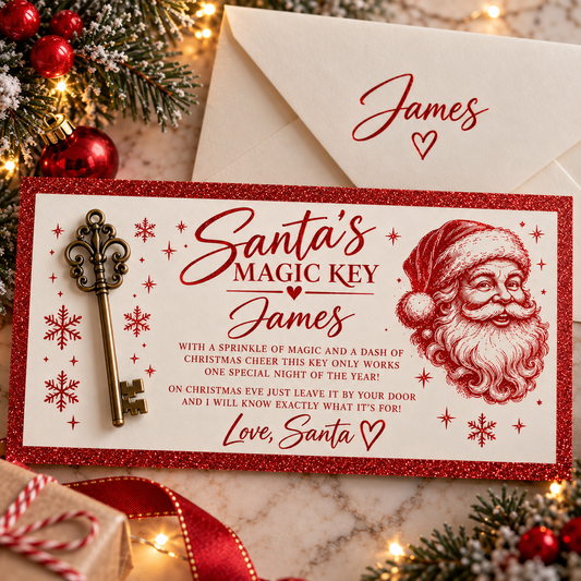 Santa’s Magic Key Foil Ticket