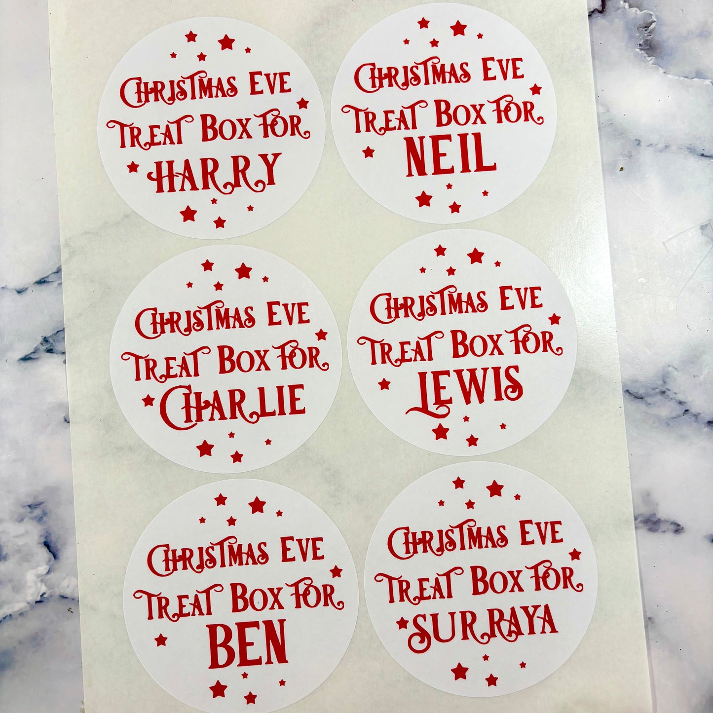 Christmas Eve Treats Stickers