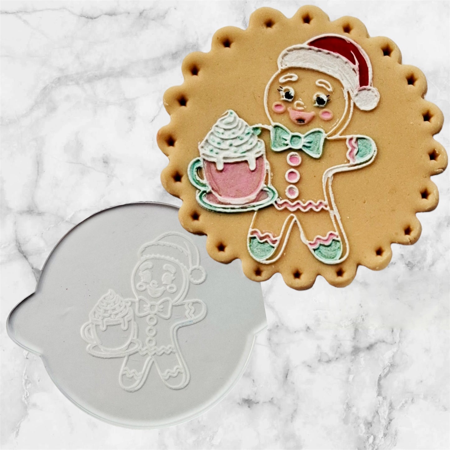 Gingerbread Debosser Stamps