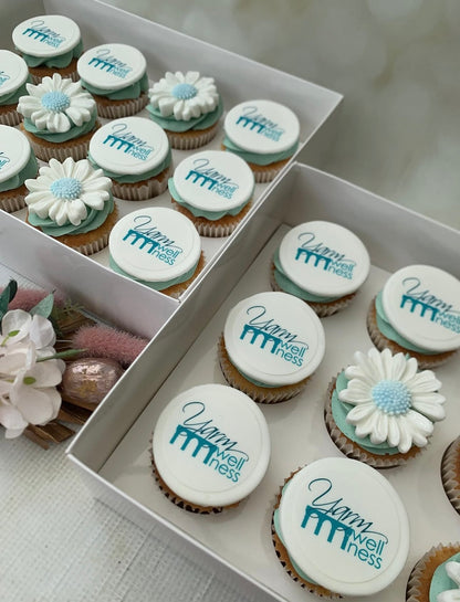 Logo Cupcake Toppers Icing Sheets / Wafer Card