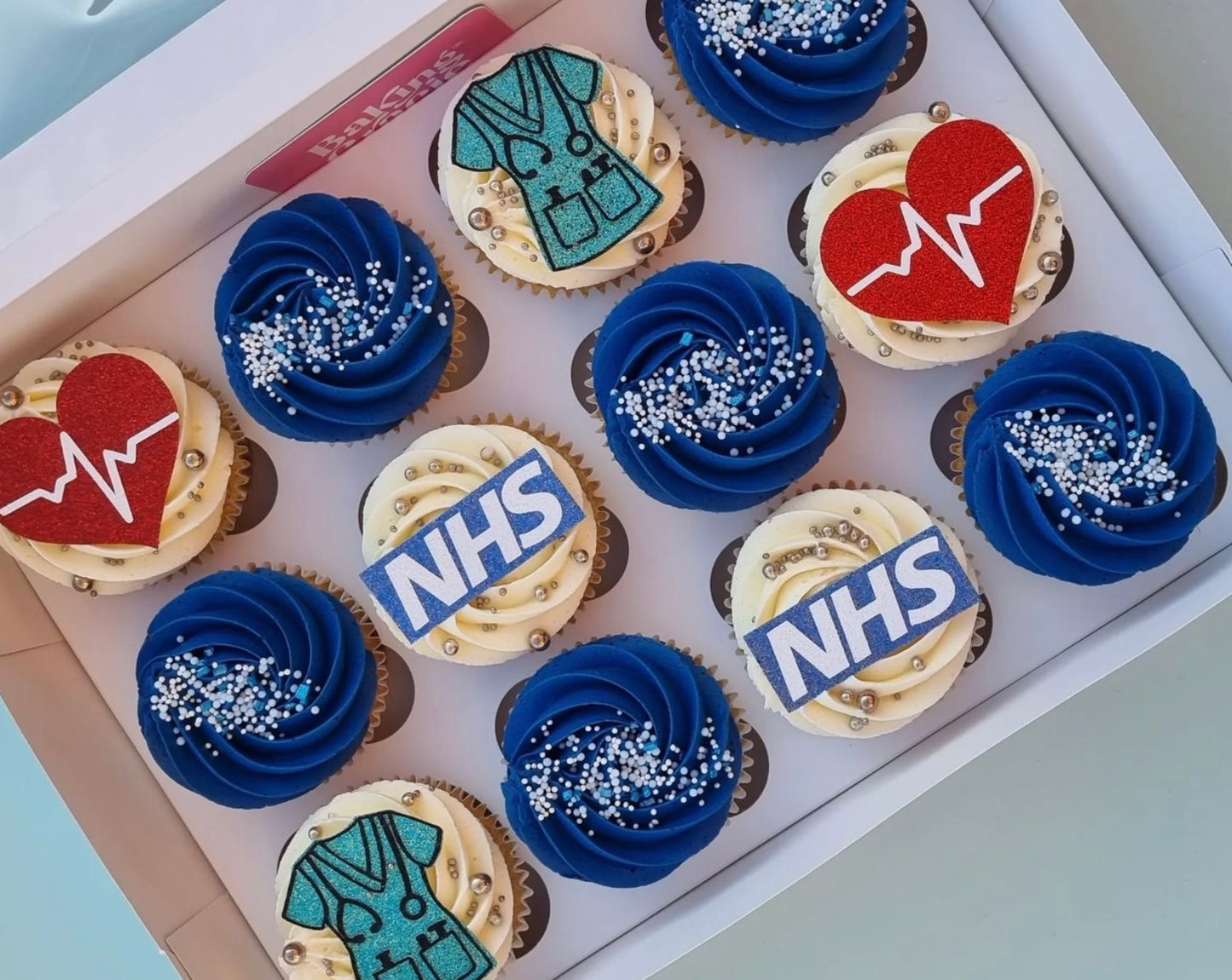 NHS Card Cupcake Toppers