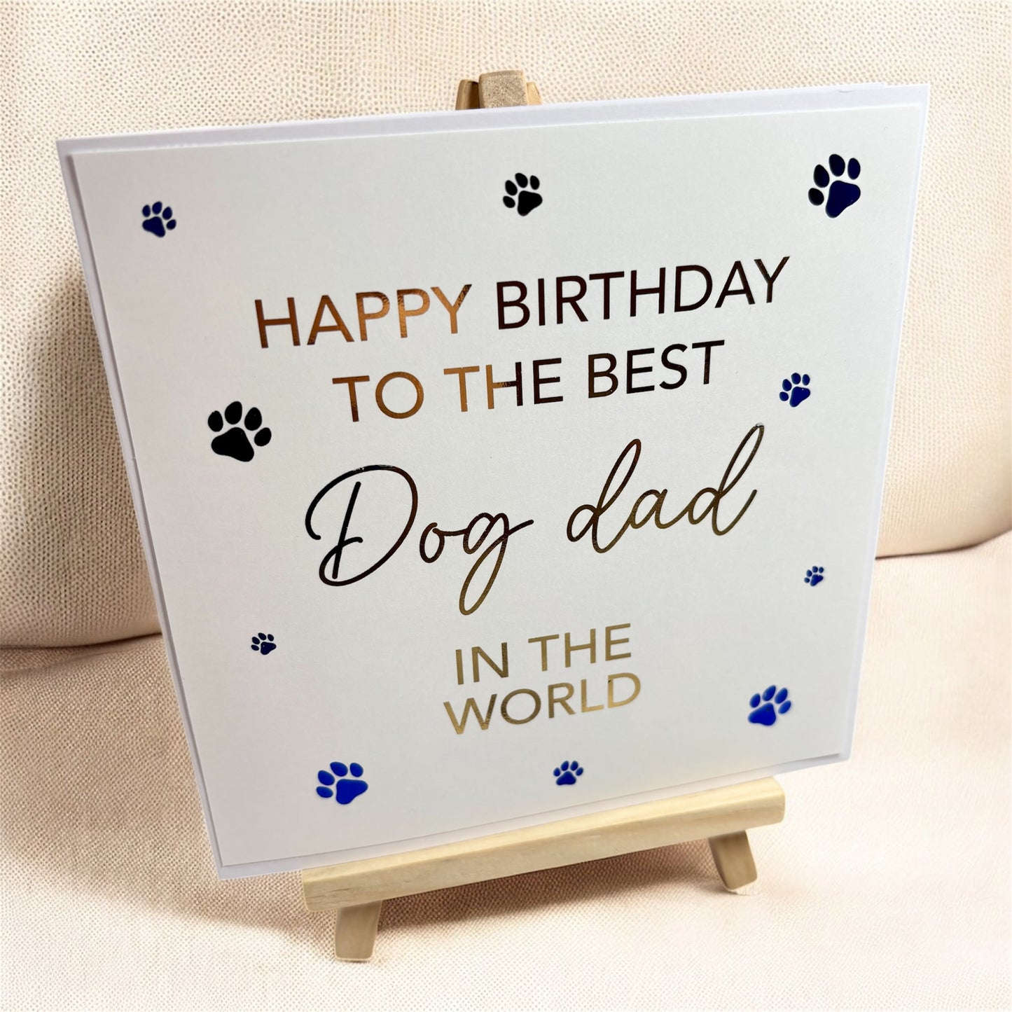 Dog Mum/Dad Foil Card