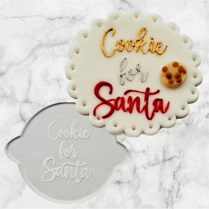 Cookie For Santa Debosser Stamp