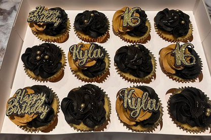 Double Layered Cupcake Toppers Font #2