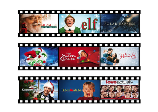 Christmas Movies Reel Icing Sheet