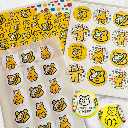 Children In Need Icing Sheet Cupcake Toppers