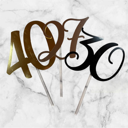 Number Topper Font #3