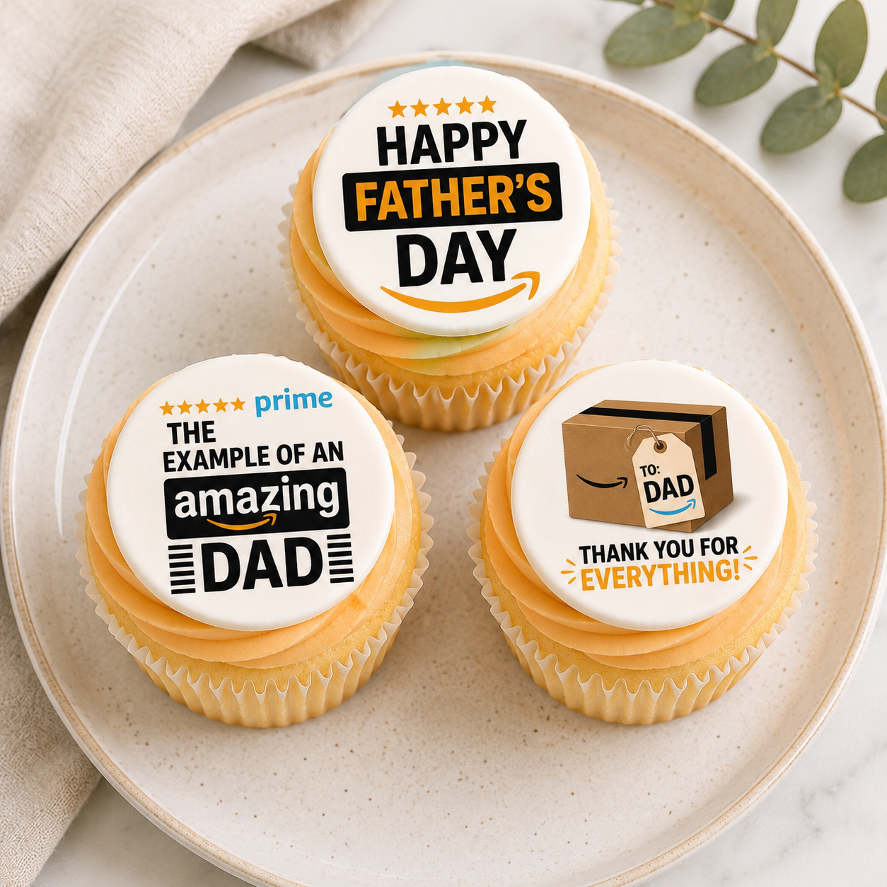 Amazon Father’s Day Icing Sheet Cupcake Toppers