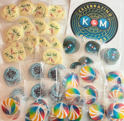 Logo Cupcake Toppers Icing Sheets / Wafer Card