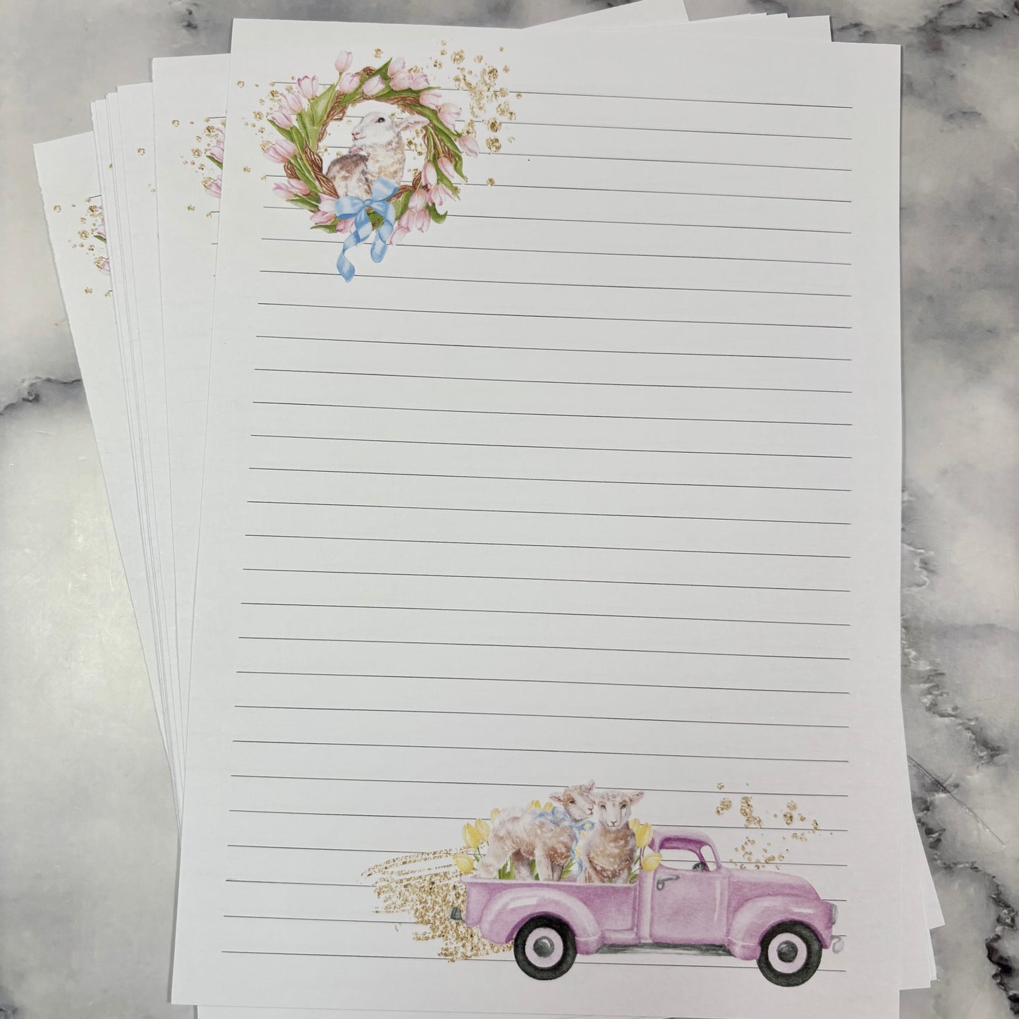 Spring Writing Paper Sets