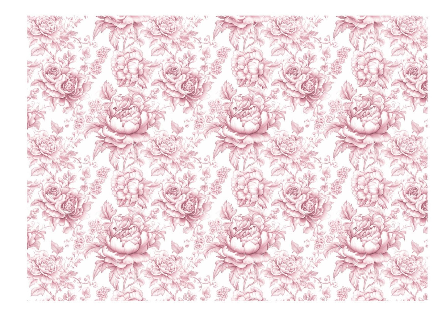 Pink Chinoiserie #2 Icing Sheet Wrap