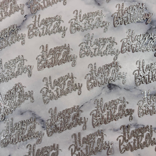 Set of 22 Happy Birthday Card Cupcake Toppers